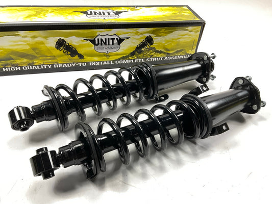 (2) Unity 16140 Rear Suspension Strut & Coil Spring For 2007-2011 Lexus GS350