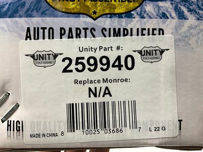 (2) Unity 259940 Rear Shocks For 2009-2014 Genesis