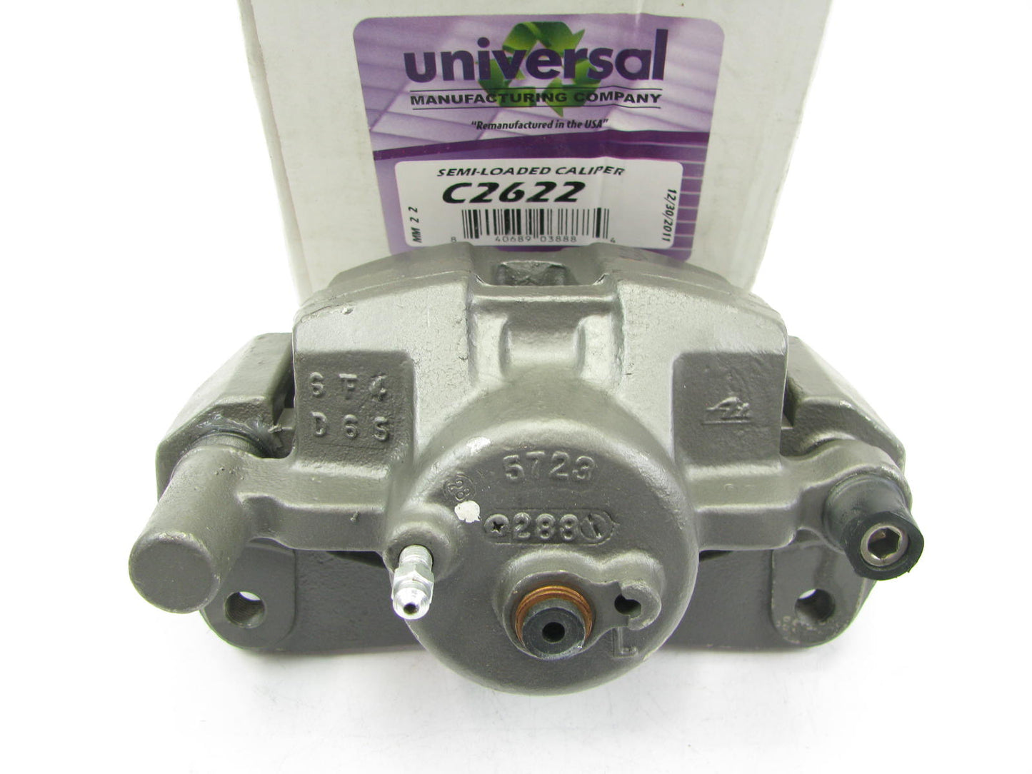 Universal Brake C2622 Reman Front Left Disc Brake Caliper For 1998-02 Mazda 626