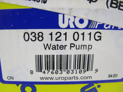 Uro Parts 038121011G Engine Water Pump