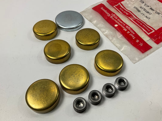 US Tool EPK-12-BRASS Expansion Plug Set For Chrysler 361 383 400 413 426 440-V8