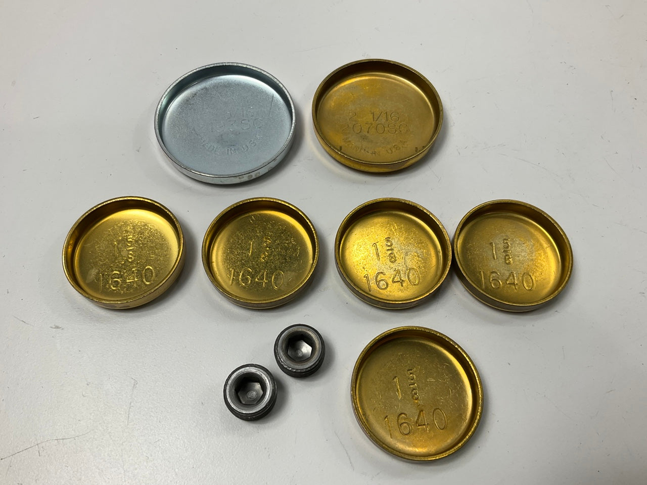 Us Tool EPK-16-BRASS Freeze Expansion Plug Set For 1965-1996 Ford 240 300-L6