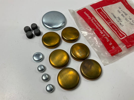 US Tool EPK-17 BRASS Freeze Expansion Plug Set - Ford SBF 289 302 351W-V8