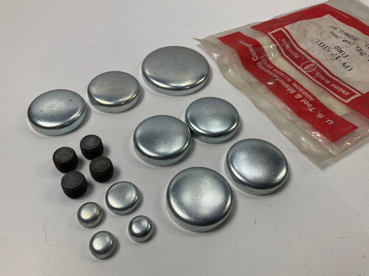 Us Tool EPK-17-STEEL Freeze Expansion Plug Set 62-01 Ford 221 260 289 302 351W