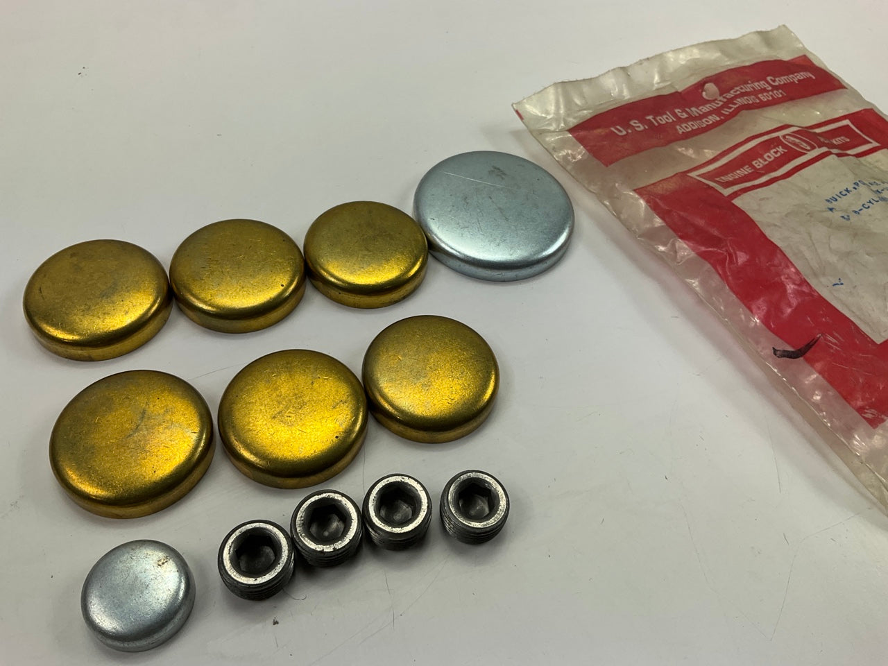 Us Tool EPK-58 Brass Freeze Expansion Plug Set For 1975-1982 Oldsmobile 260-V8