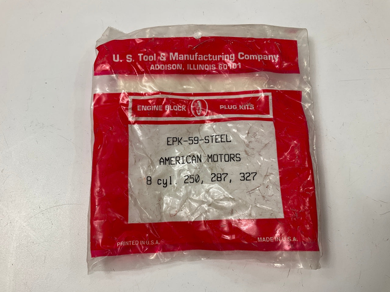 Us Tool EPK-59-STEEL Freeze Expansion Plug Set For 1957-1966 AMC 250 287 327