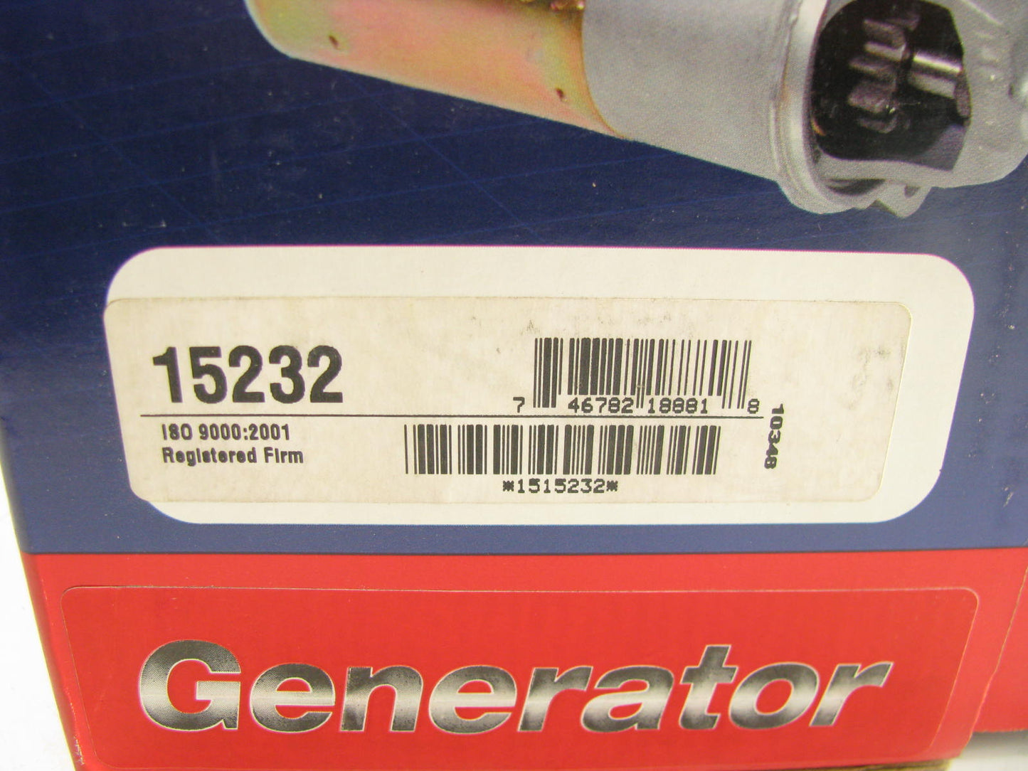 REMAN. USA 15232 6 VOLT Generator  BOSCH 0101206044 - Porsche 356, VW Type 3