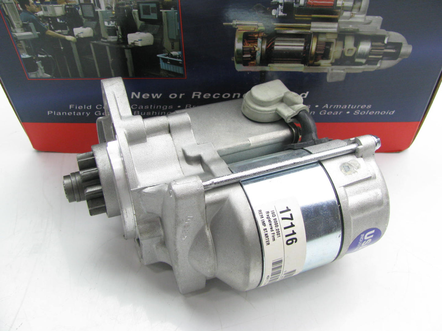 REMAN USA Industries 17116 Starter Denso OSGR (17116) For Kubota M4500 V1902
