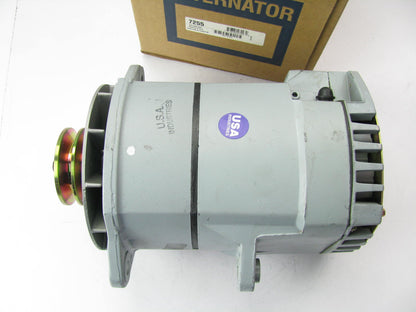 USA 7255 Reman Alternator 12 Volt 75 AMP 25SI Type International 1754 1954 Truck