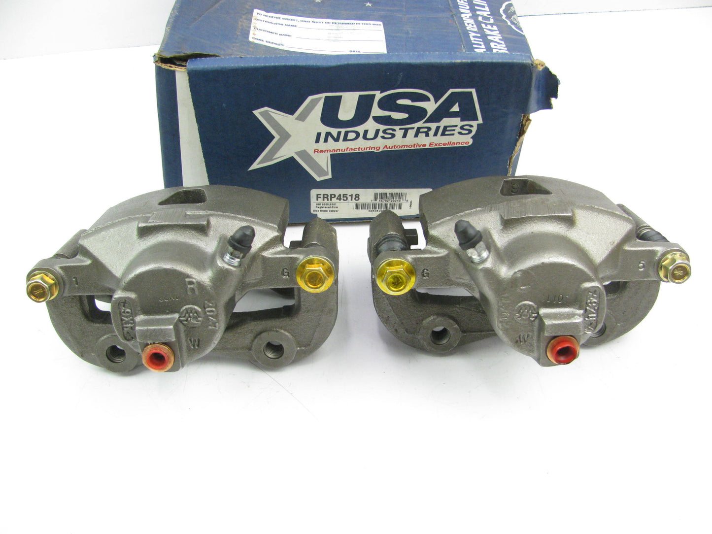 Usa Industries FRP4518 Remanufactured Disc Brake Caliper Set - Front