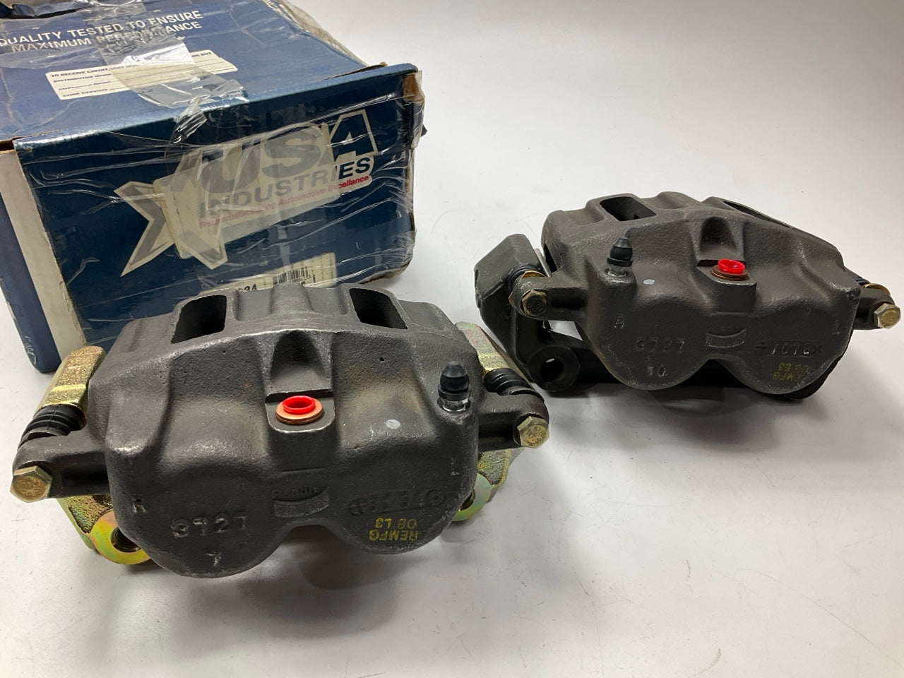 GOLD COLOR BRACKET -  FRP4634 Reman Front Disc Brake Caliper Set 1999-02 F-150