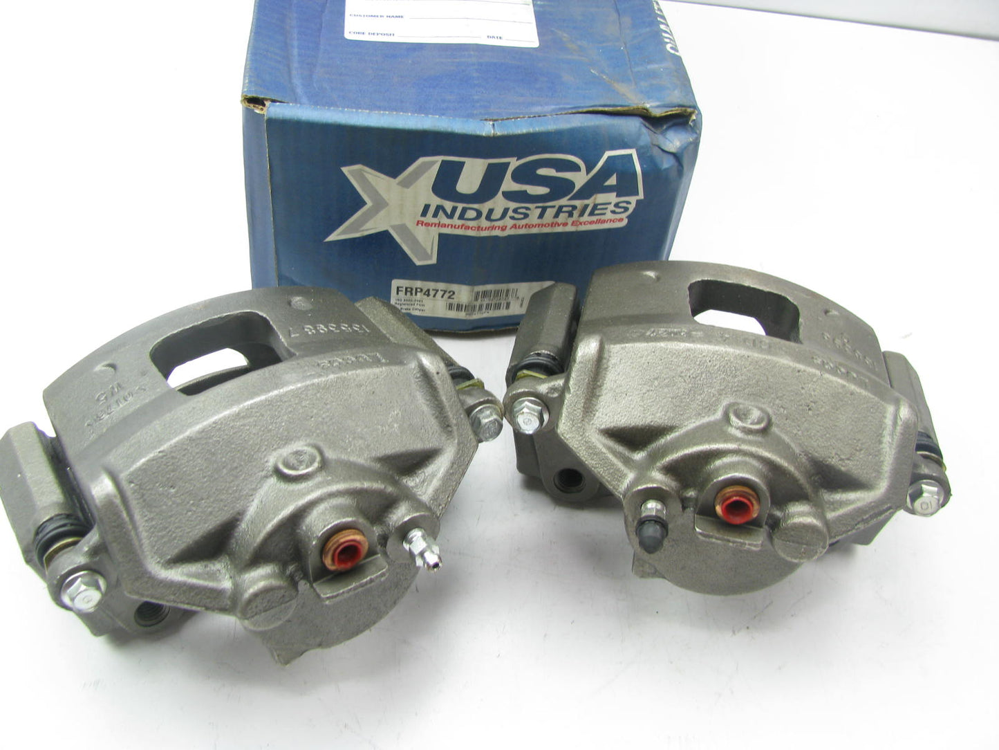 Usa Industries FRP4772 Remanufactured Disc Brake Caliper Set - Front