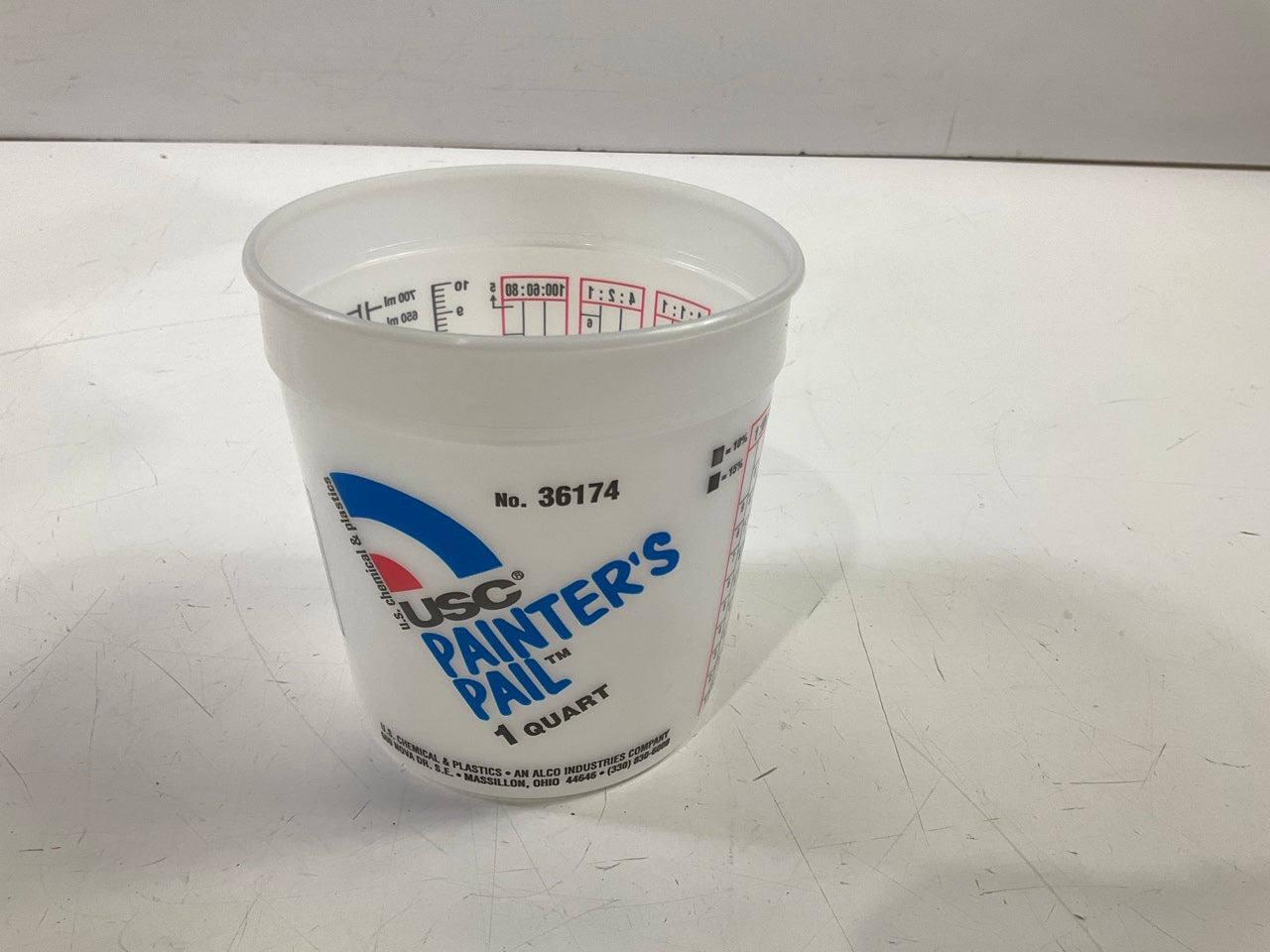 USC 36174 Quart Painters Pail Paint Mixing Cups - (100 / Box)