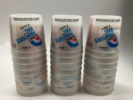 USC 36174 Quart Painters Pail Paint Mixing Cups - Pack Of 24