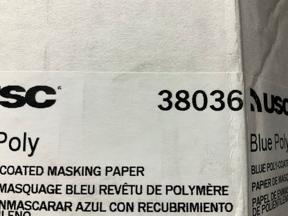 USC 38036 Polycoated Blue Premium Masking Paper, 34.5'' X 700 Feet Roll