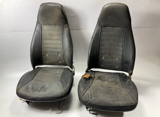 COMPLETE RESTORATION NEEDED, ROUGH - Original USED OEM Seats For Datsun 240z