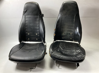 USED - BOTH NEED RESTORATION - Original OEM Seats W/ Vent Holes For Datsun 240z