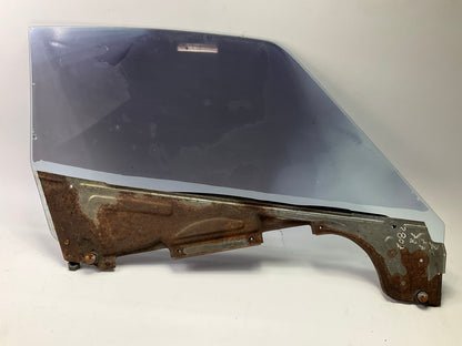 USED - #10055, RUSTY, Left Drivers Side Door Window Glass For 77-78 Datsun 280z