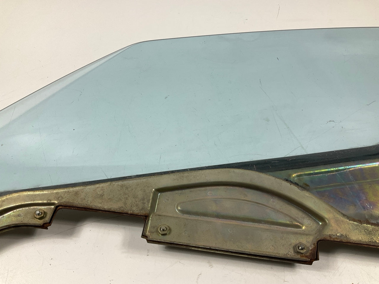 USED, Minimal Rust, Left Drivers Side Door Window Glass For 77-78 Datsun 280z