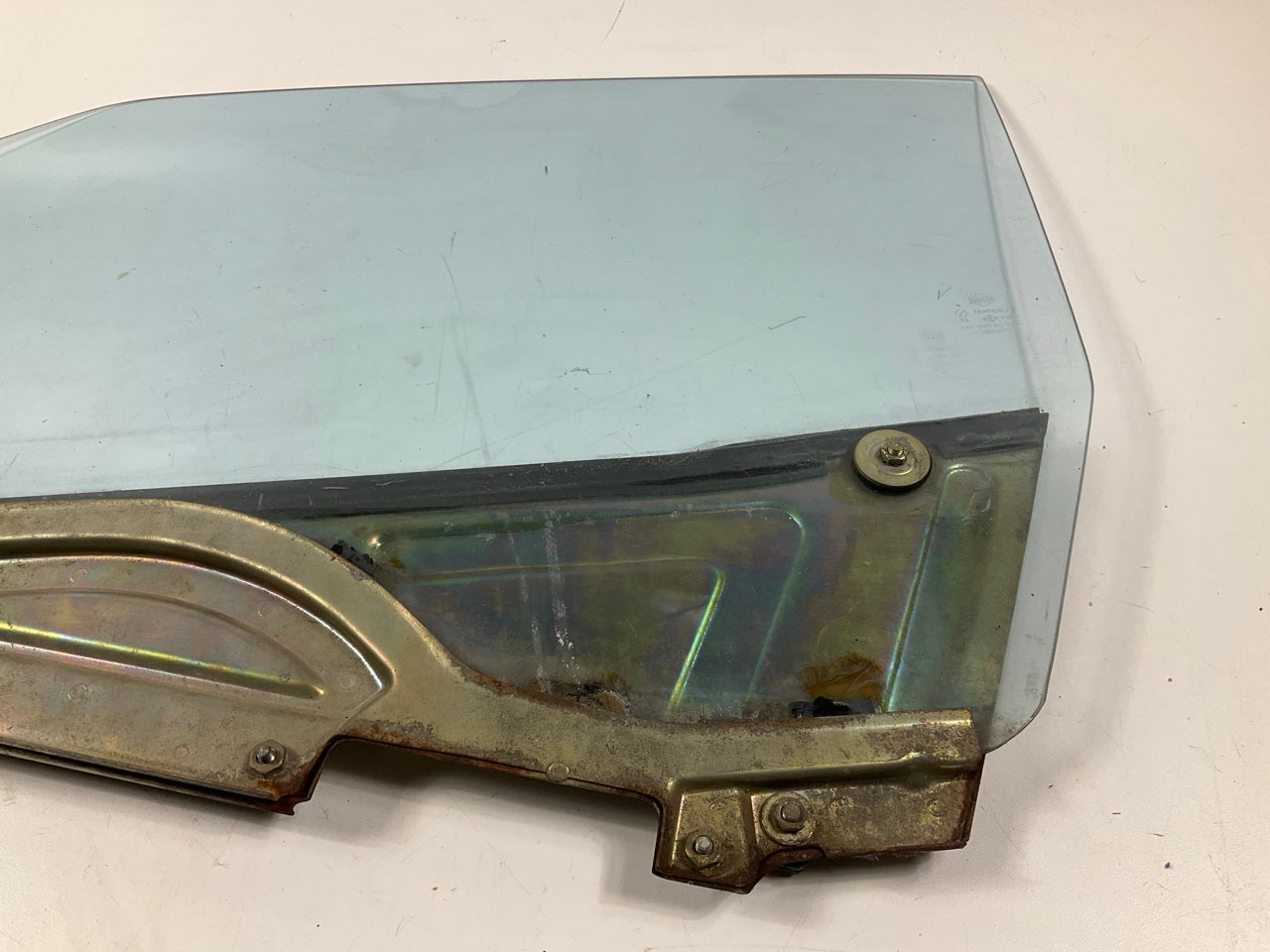 USED, Minimal Rust, Left Drivers Side Door Window Glass For 77-78 Datsun 280z