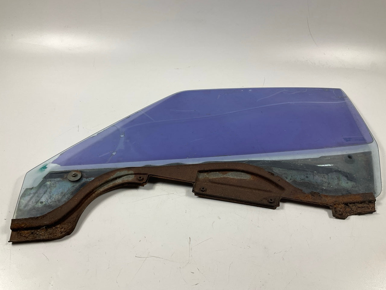 USED, SUPER RUSTY - Left Drivers Side Door Window Glass For 77-78 Datsun 280z