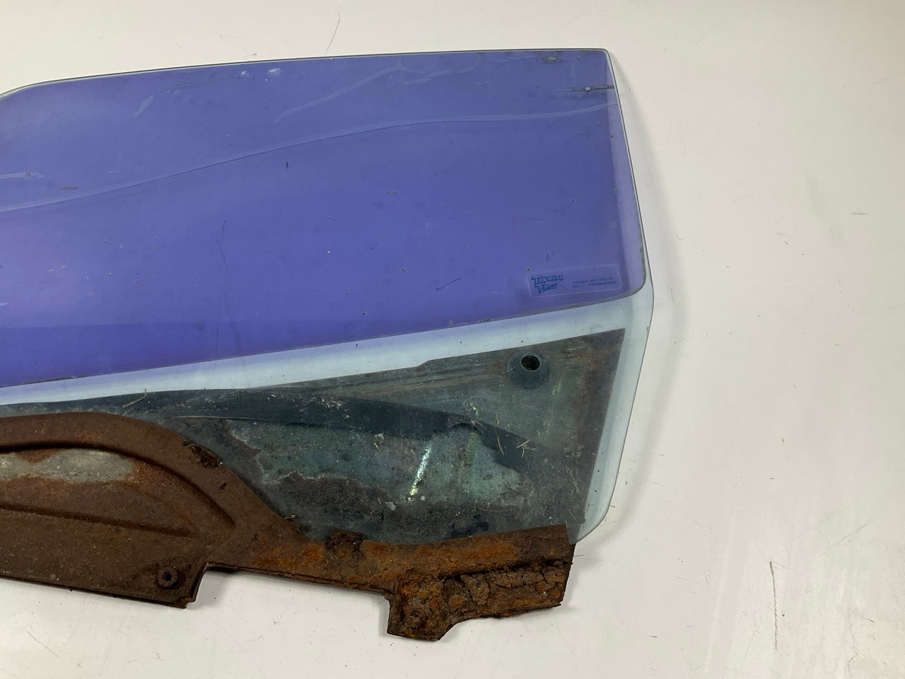 USED, SUPER RUSTY - Left Drivers Side Door Window Glass For 77-78 Datsun 280z