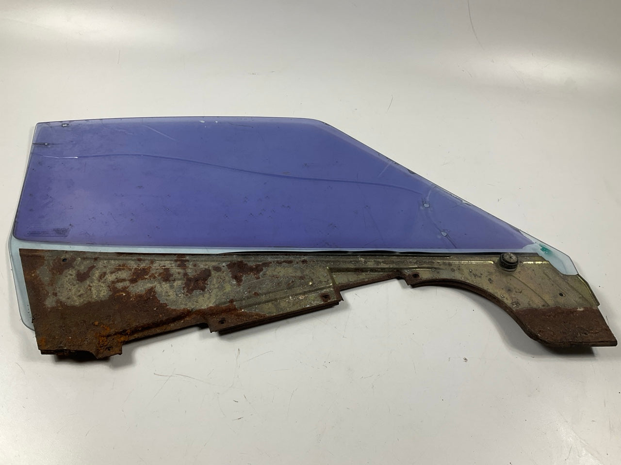 USED, SUPER RUSTY - Left Drivers Side Door Window Glass For 77-78 Datsun 280z