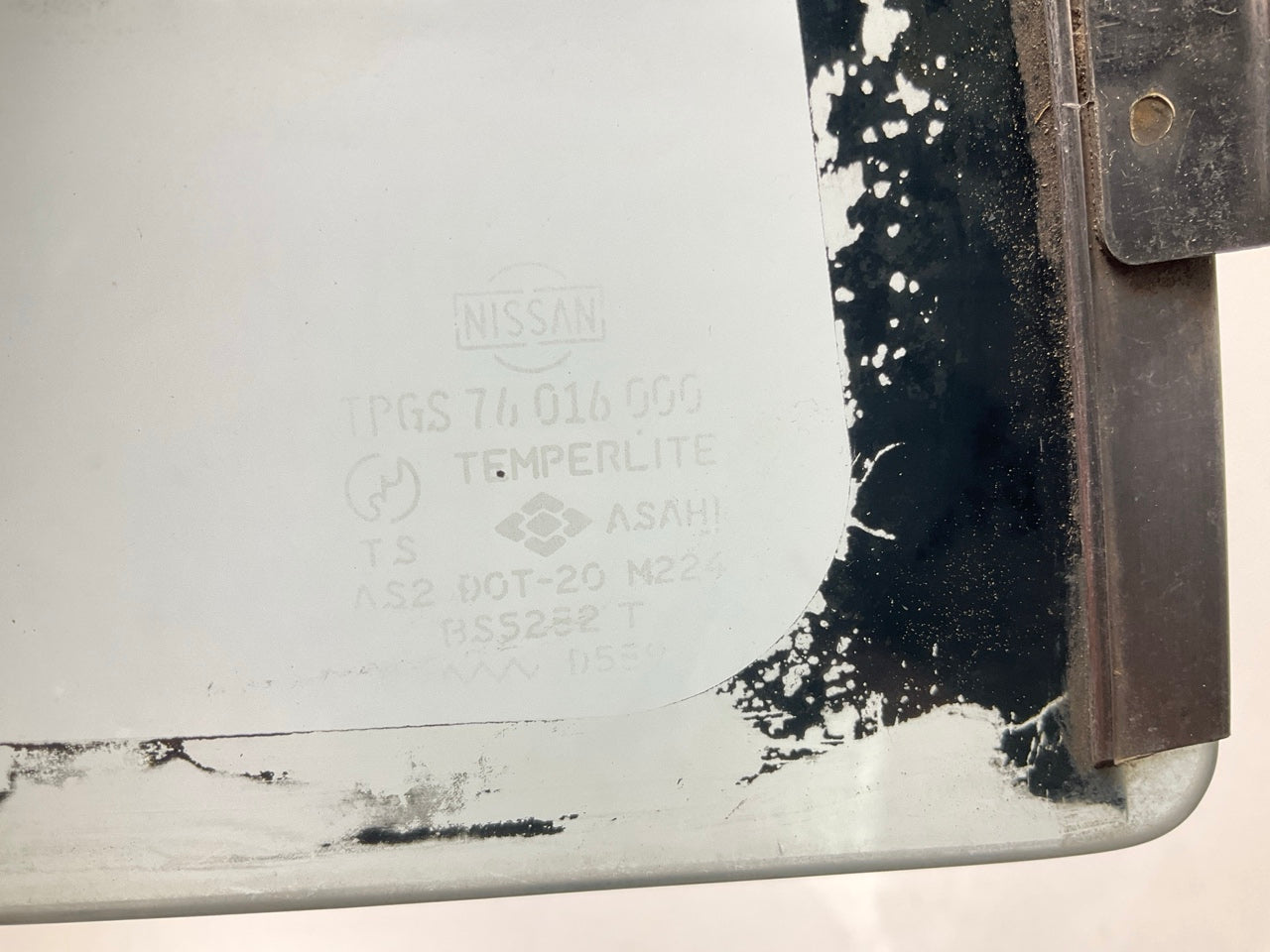 USED - Right Passenger Side, 2+2 Only. Rear Quarter Window Glass For 79-83 280zx