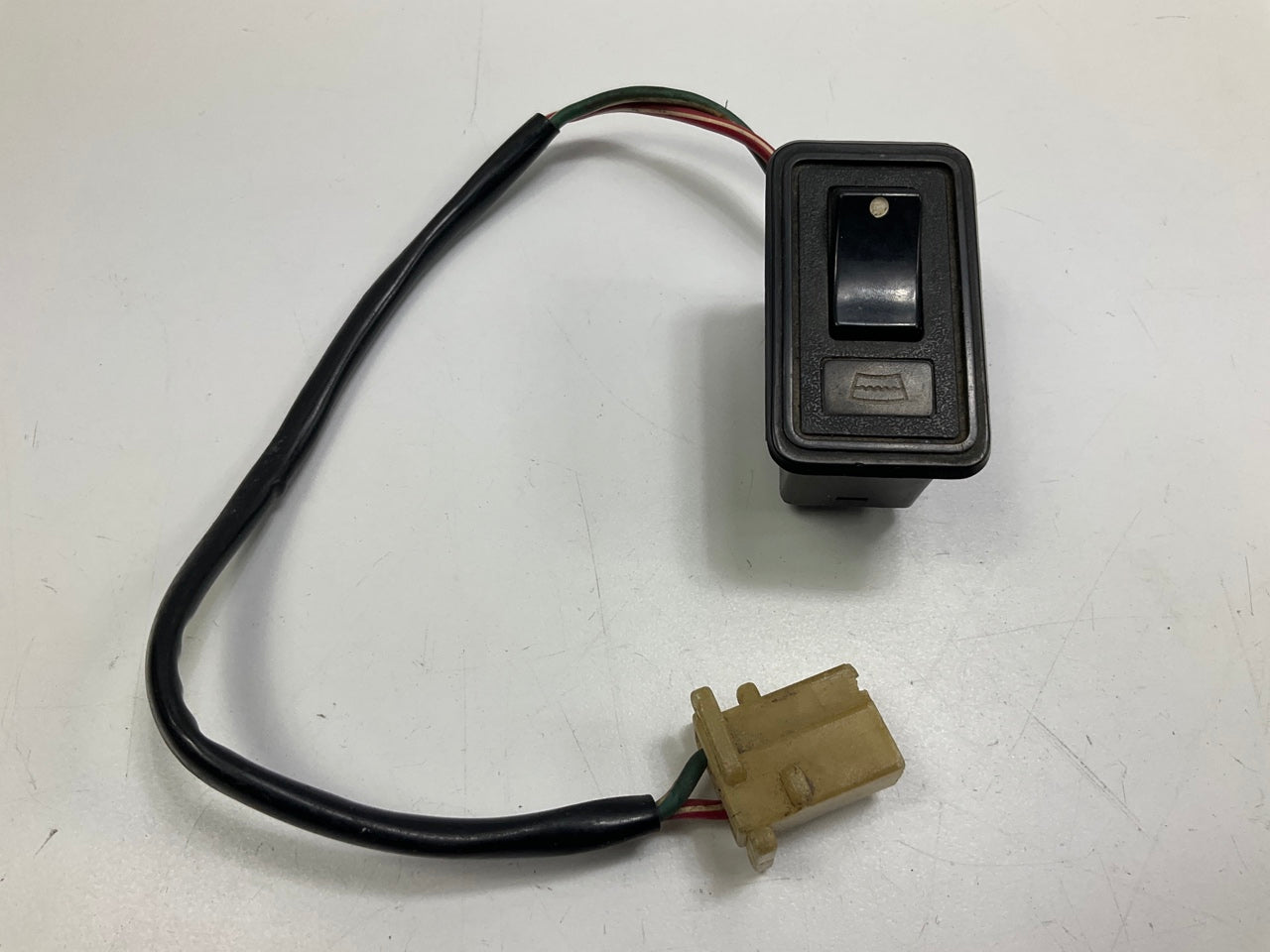 USED #106 Rear Defroster Defogger Switch, As Shown, OEM For 75-76 Datsun 280Z