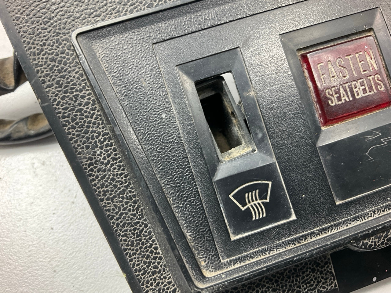 USED, AS SHOWN #128 Center Console Fuse Cover Panel OEM For 1972-73 Datsun 240z