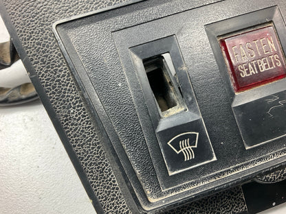 USED, AS SHOWN #128 Center Console Fuse Cover Panel OEM For 1972-73 Datsun 240z