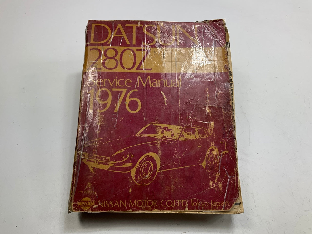 ROUGH SHAPE - SEE PHOTOS - Factory Service Manual OEM For 1976 Datsun 280z S30