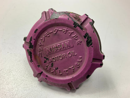 USED #15028 OEM Oil Filler Cap PINK SPRAY PAINT For Datsun 240z 260z 280z 280zx
