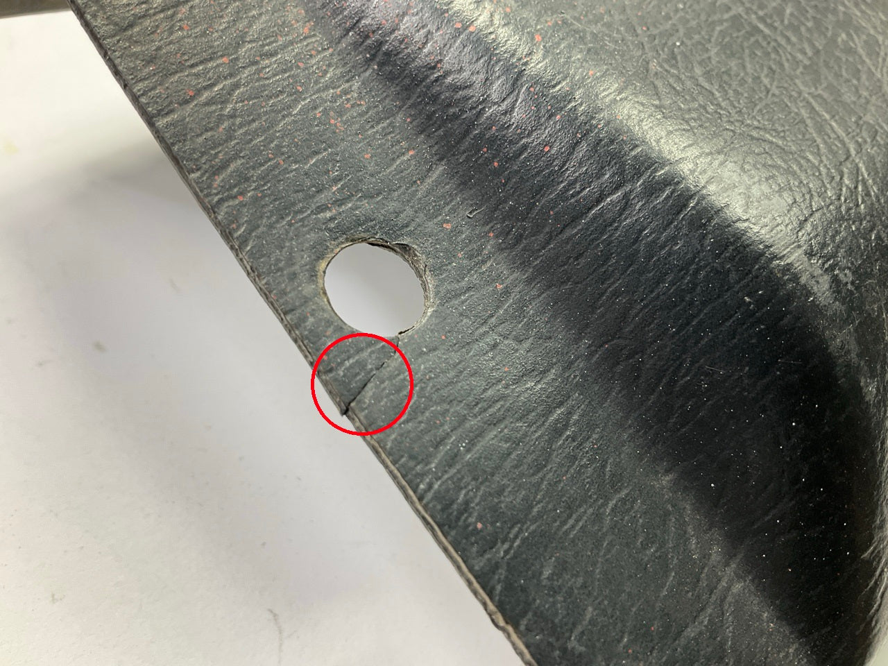 CRAKED, ROUGH SHAPE, SEE PHOTOS - Used Overhead Map Light Trim Panel For 280z