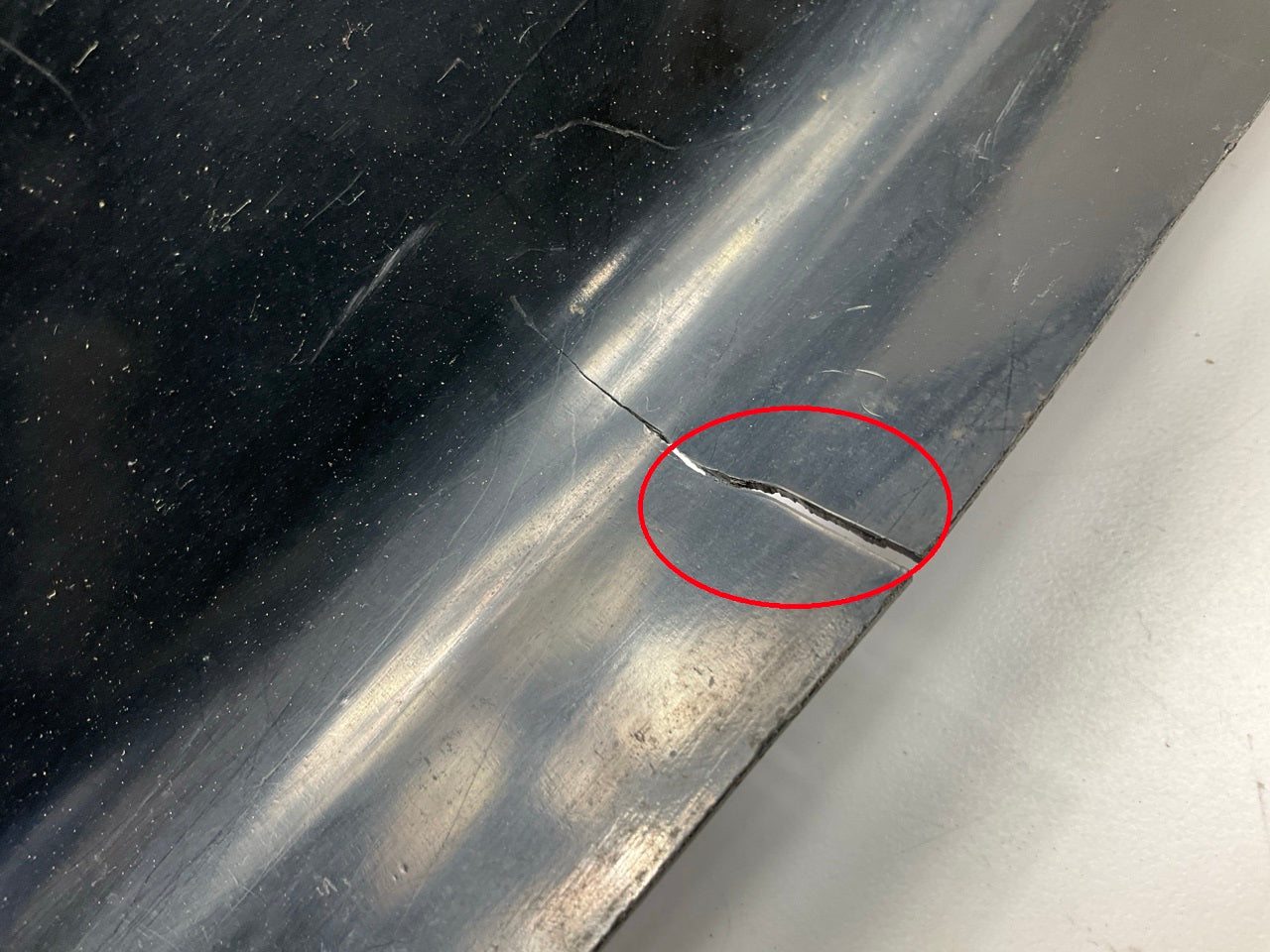 CRAKED, ROUGH SHAPE, SEE PHOTOS - Used Overhead Map Light Trim Panel For 280z