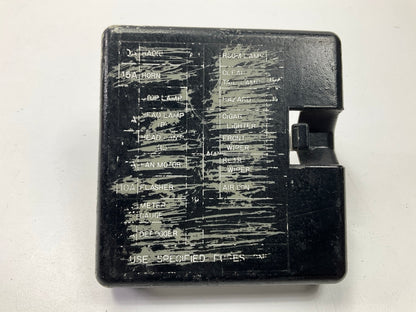 USED, SCRATCHED, AS-IS Interior Fuse Box Cover Black For 1979-1983 Datsun 280zx
