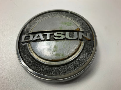 USED, One Mounting Tab Broken, Original OEM Hood Emblem For 1970-73 Datsun 240z