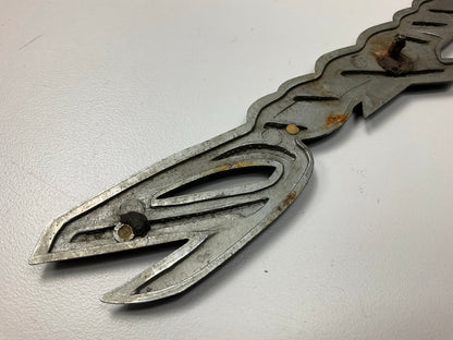 USED, 2 Broken Clips - Rear Hatch Emblem 90806-E4601 OEM For Datsun 240z 260z