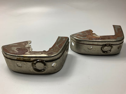 USED - OEM Front Metal Bumper Guards Bar Over Rides Bumperettes For Datsun 240z