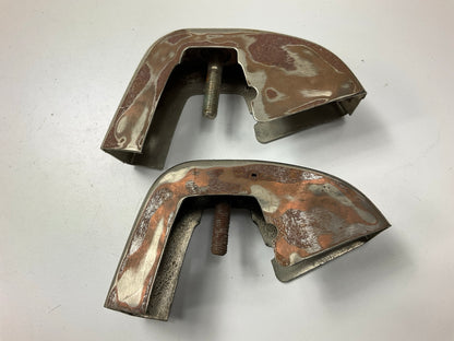 USED - OEM Front Metal Bumper Guards Bar Over Rides Bumperettes For Datsun 240z