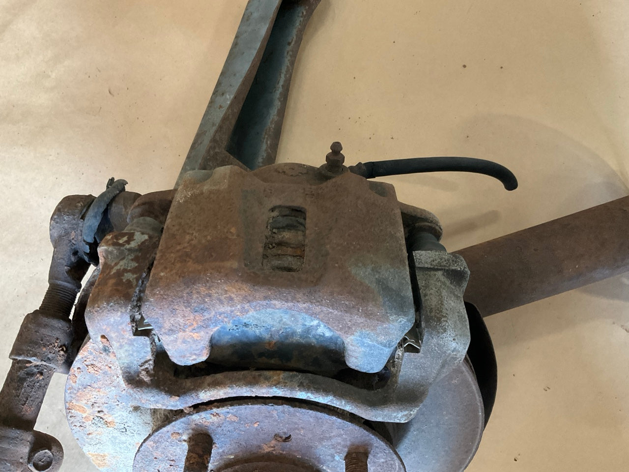 VERY ROUGH SHAPE, RUSTED - Front Right Hub Caliper Strut Tower For Datsun 280zx