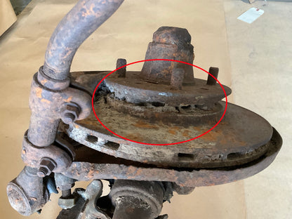 VERY ROUGH SHAPE, RUSTED - Front Right Hub Caliper Strut Tower For Datsun 280zx