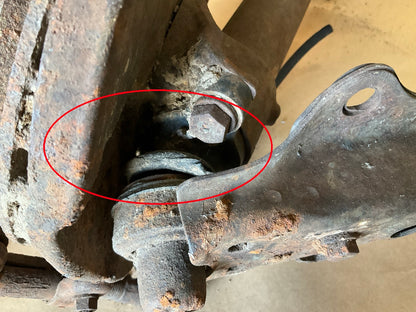 VERY ROUGH SHAPE, RUSTED - Front Right Hub Caliper Strut Tower For Datsun 280zx