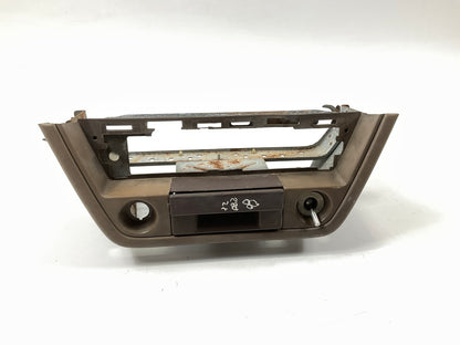 USED - Center Dash Radio Bezel Lower Trim Brown OEM For 1979-1983 Datsun 280zx