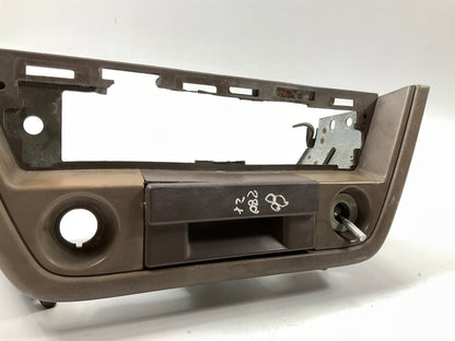 USED - Center Dash Radio Bezel Lower Trim Brown OEM For 1979-1983 Datsun 280zx