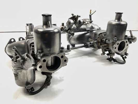 Hitachi SU Round Top Carburetors 4-Screw W/ E46 Intake Manifold For Datsun 240z