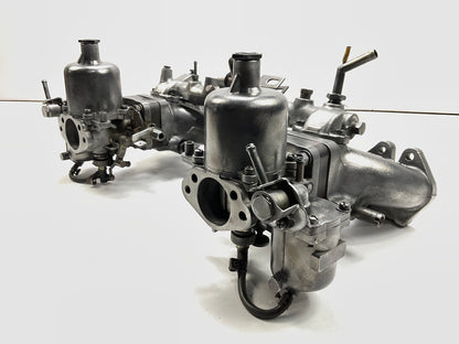 Hitachi SU Round Top Carburetors 4-Screw W/ E46 Intake Manifold For Datsun 240z