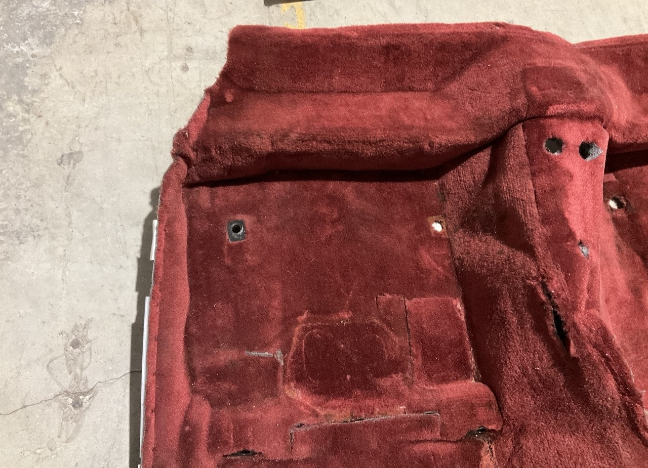 USED - Original Red Carpet Interior Trim Removed From 1986 300zx Z31 Turbo