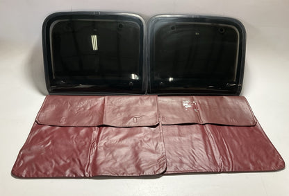 USED T-Tops Set With Shade Covers & Storage Bags, OEM For 84-89 Nissan 300zx Z31