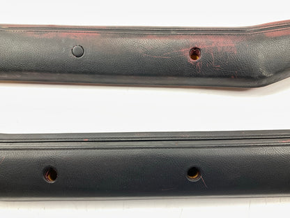 PAINTED Black (Over Red) Interior Door Handle Arm Rests OEM For 84-86 300zx Z31